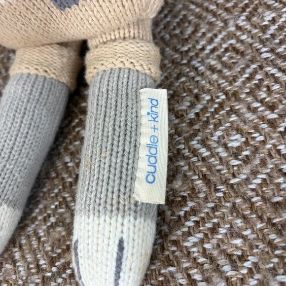 Cuddle and Kind Noah the Dog Plush Animal Toy Hand Knit Peru 13" Baby Keepsake - Picture 2 of 8